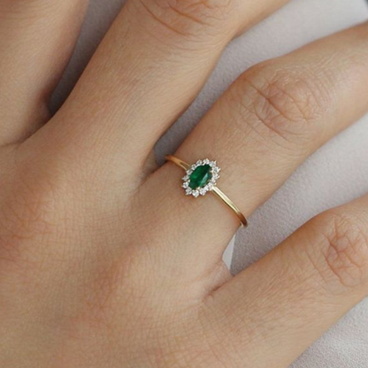 Anel de Formatura em Ouro 18K Oval – Personalizável com a Pedra do Seu Curso