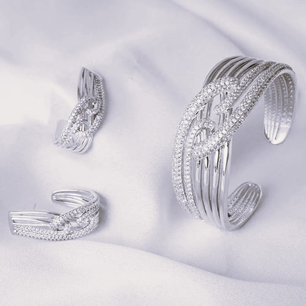 Pulseira Elevarte Ródio Feminino