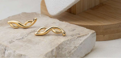 Brinco Entrelaçados Dourado