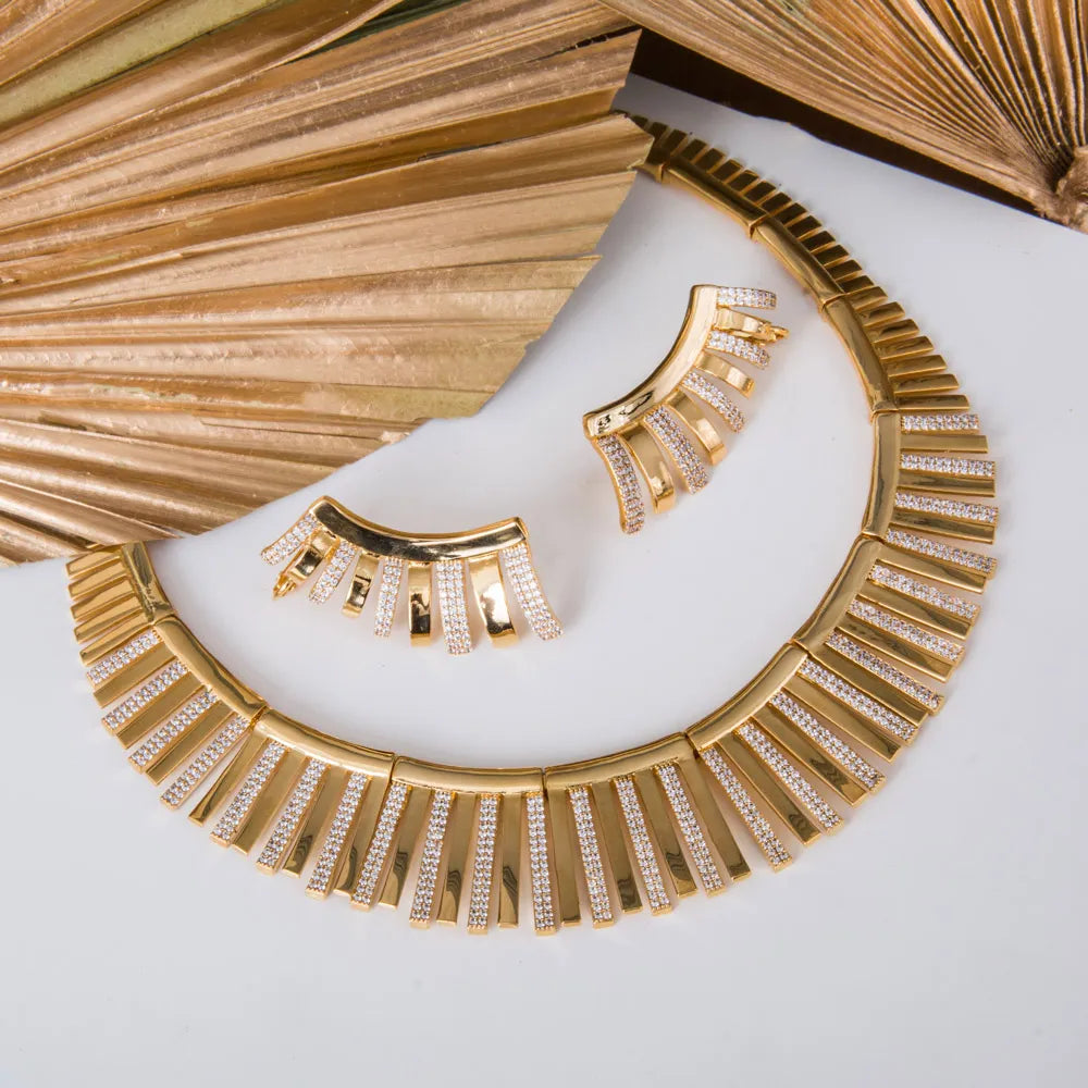Colar Erillene Dourado Feminino